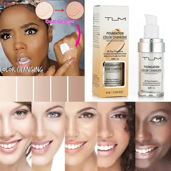 “Flawless coverage foundation for a radiant complexion, all skin types"
