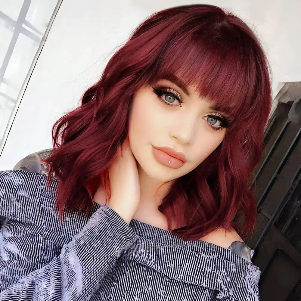 "Luxury natural-look wig for effortless elegance and style.”